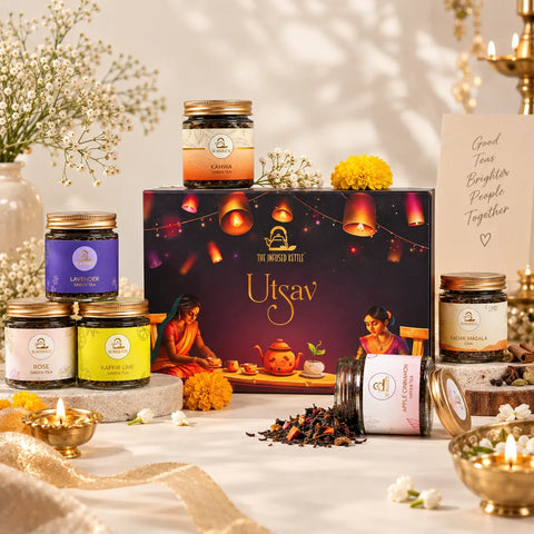 Utsav - 6 Blended Tea In Glass Jars